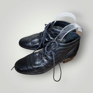 Vintage Partners Tacoma Leather Booties 6.5